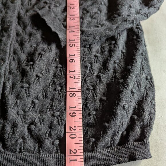 Sézane Philippe Jumper Cardigan | Black | Size : M (FR Size M) - Picture 7 of 15